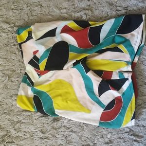 Posh v-cut biker shorts